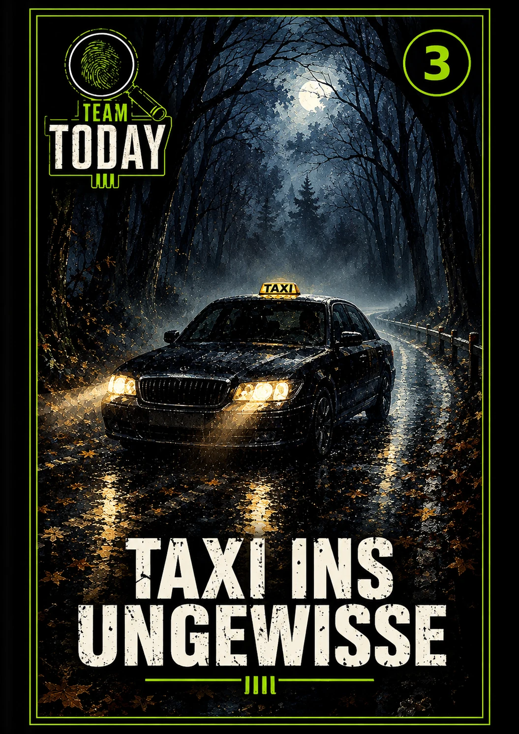 Team Today · Taxi ins Ungewisse · Buchcover
