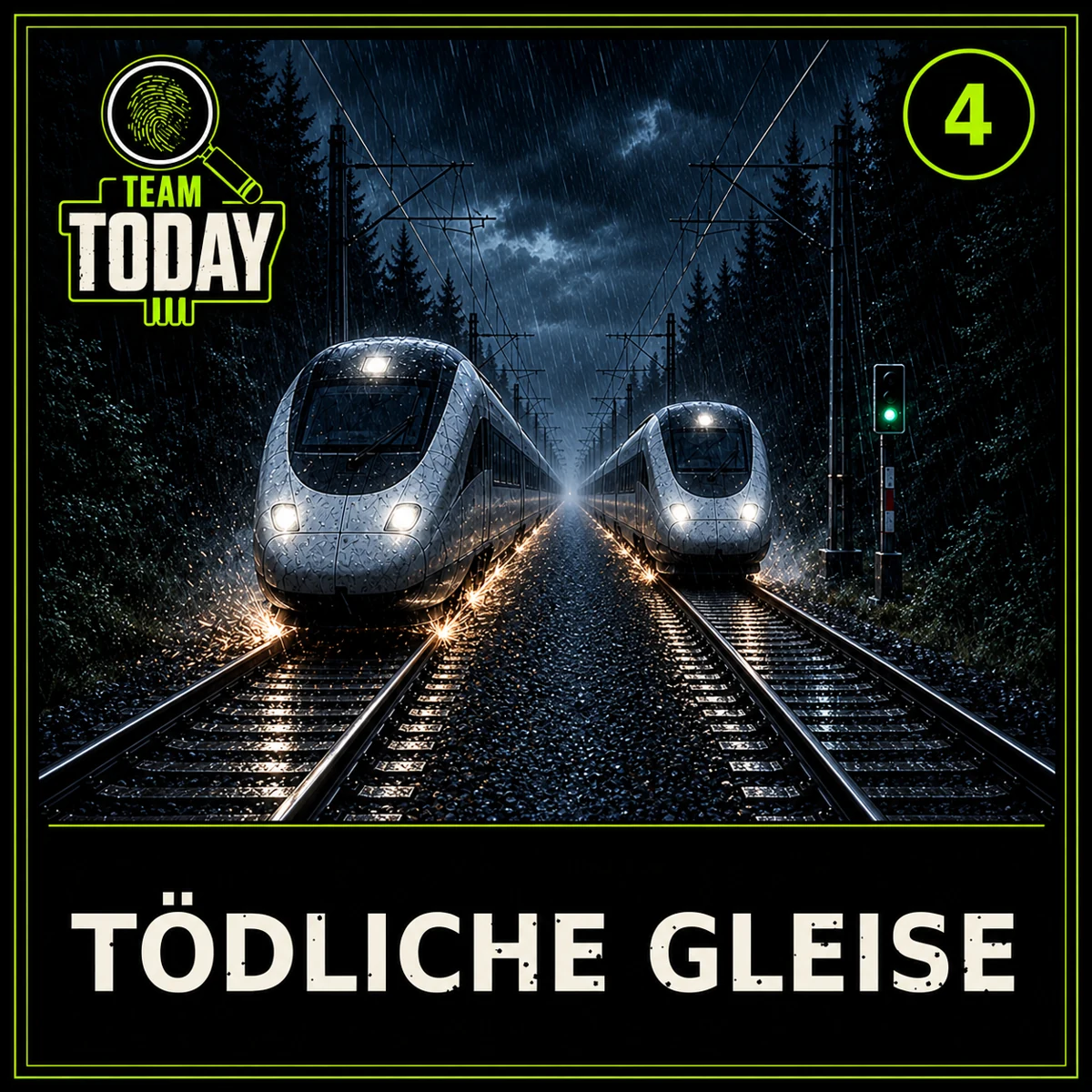 Team Today · Tödliche Gleise · Hörspielcover
