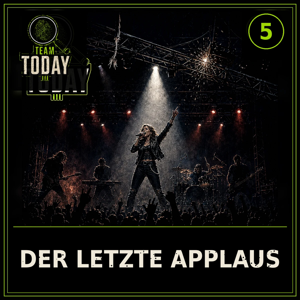 Team Today · Der letzte Applaus · Hörspielcover