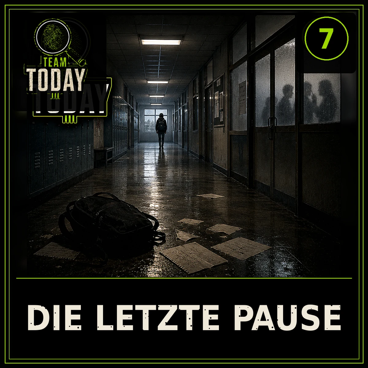 Team Today · Die letzte Pause · Hörspielcover